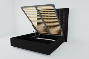 Кровать Венеция ЛЮКС с ПМ 1800 (экокожа кольт ч) в Екатеринбурге - ok-mebel.com | фото 2