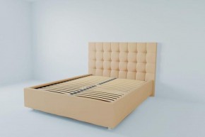 Кровать Венеция с ортопедическим основанием 1600 (экокожа бежевая) в Екатеринбурге - ok-mebel.com | фото 2