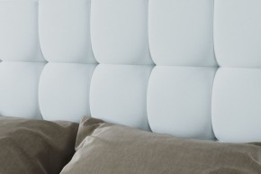 Кровать Венеция с ортопедическим основанием 1800 (экокожа белая) в Екатеринбурге - ok-mebel.com | фото 3