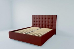 Кровать Венеция с ортопедическим основанием 1800 (велюр бордо) в Екатеринбурге - ok-mebel.com | фото 2