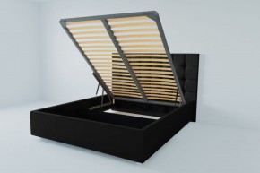 Кровать Венеция с ПМ 800 (экокожа кольт ч) в Екатеринбурге - ok-mebel.com | фото