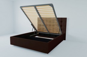 Кровать Венеция с ПМ 900 (экокожа коричневая) в Екатеринбурге - ok-mebel.com | фото