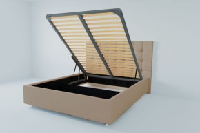 Кровать Венеция с ПМ 900 (велюр серый) в Екатеринбурге - ok-mebel.com | фото