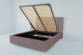 Кровать Венеция с ПМ 900 (велюр темно-серый) в Екатеринбурге - ok-mebel.com | фото