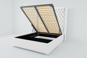 Кровать Версаль ЛЮКС с ПМ 1200 (экокожа белая) в Екатеринбурге - ok-mebel.com | фото 1