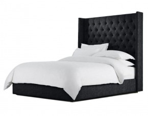 Кровать Версаль ЛЮКС с ПМ 1600 (экокожа кольт ч) в Екатеринбурге - ok-mebel.com | фото