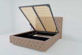 Кровать Версаль с ПМ 1200 (велюр серый) в Екатеринбурге - ok-mebel.com | фото 2