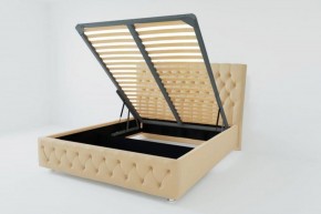 Кровать Версаль с ПМ 800 (экокожа бежевая) в Екатеринбурге - ok-mebel.com | фото 2