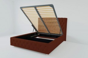 Кровать Версаль с ПМ 800 (велюр бордо) в Екатеринбурге - ok-mebel.com | фото 2