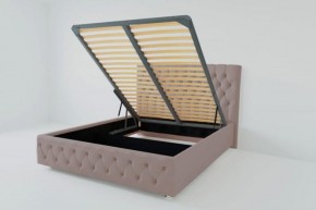 Кровать Версаль с ПМ 800 (велюр темно-серый) в Екатеринбурге - ok-mebel.com | фото 2