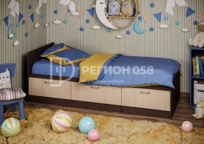Кровать Юниор-5 ЛДСП в Екатеринбурге - ok-mebel.com | фото 1