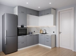 Кухня угловая Элеганция 2200*1700 (Стол. 38мм) в Екатеринбурге - ok-mebel.com | фото