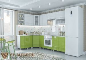 Кухонный гарнитур СВ Волна в Екатеринбурге - ok-mebel.com | фото 4
