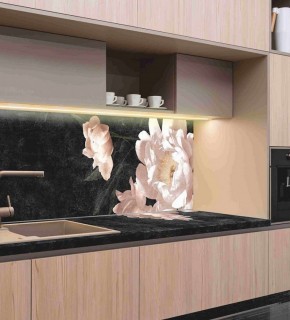 Кухонный фартук со столешницей (А-05) в едином стиле (3050 мм) в Екатеринбурге - ok-mebel.com | фото 1