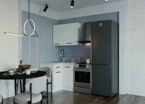 Кухонный гарнитур Белый Глянец 1000*1000 (Стол. 26мм) в Екатеринбурге - ok-mebel.com | фото