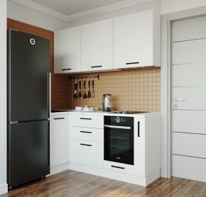 Кухонный гарнитур Белый Глянец 1000*1800 (Стол. 26мм) в Екатеринбурге - ok-mebel.com | фото