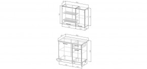 Кухонный гарнитур Белый Глянец 1000 (Стол. 26мм) в Екатеринбурге - ok-mebel.com | фото 3