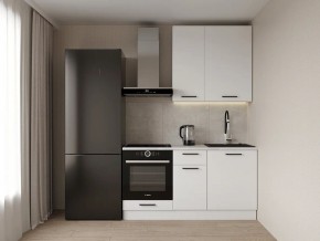 Кухонный гарнитур Белый Глянец 1600 h950 (Стол. 26мм) в Екатеринбурге - ok-mebel.com | фото