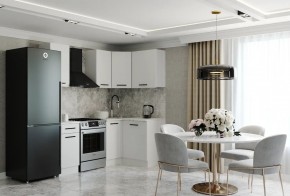 Кухонный гарнитур Белый Глянец 2000*1200 (Стол. 26мм) в Екатеринбурге - ok-mebel.com | фото