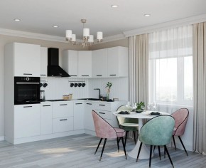 Кухонный гарнитур Белый Глянец 2400*1600 (Стол. 38мм) в Екатеринбурге - ok-mebel.com | фото