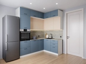 Кухонный гарнитур Фьюжн 2200*1700 (Стол. 38мм) в Екатеринбурге - ok-mebel.com | фото