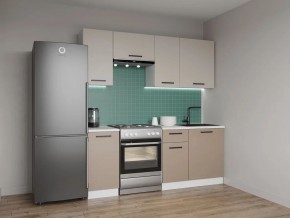 Кухонный гарнитур Каппучино 2000 (Стол. 38мм) в Екатеринбурге - ok-mebel.com | фото