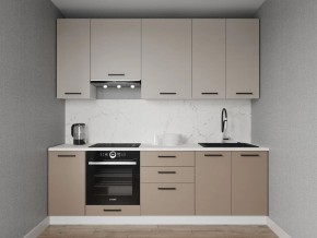 Кухонный гарнитур Каппучино 2400 h950 (Стол. 26мм) в Екатеринбурге - ok-mebel.com | фото