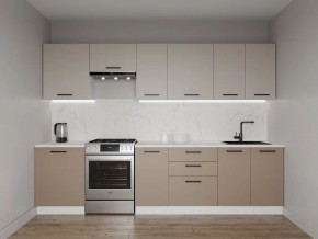 Кухонный гарнитур Каппучино 3000 (Стол. 38мм) в Екатеринбурге - ok-mebel.com | фото