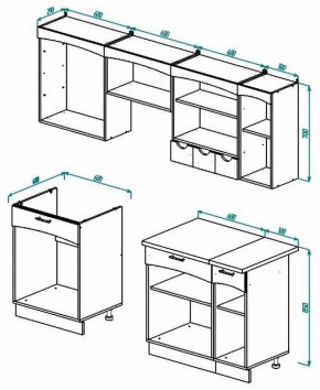 Кухонный гарнитур Легенда 4 (1500) в Екатеринбурге - ok-mebel.com | фото 3