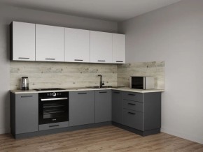 Кухонный гарнитур Меренга 2600*1600 (Стол. 26мм) в Екатеринбурге - ok-mebel.com | фото