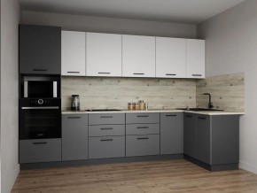 Кухонный гарнитур Меренга 3200*1400 (Стол. 38 мм) в Екатеринбурге - ok-mebel.com | фото