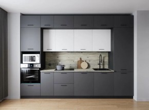 Кухонный гарнитур Меренга 3400 (Стол. 26мм) в Екатеринбурге - ok-mebel.com | фото