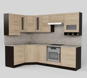 Кухонный гарнитур Ника гранд оптима 1500*2600 в Екатеринбурге - ok-mebel.com | фото 2