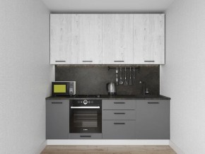 Кухонный гарнитур Санторини 2200 h 950 (Стол. 26мм) в Екатеринбурге - ok-mebel.com | фото