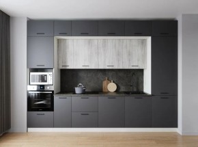 Кухонный гарнитур Санторини 3400 (Стол. 38мм) в Екатеринбурге - ok-mebel.com | фото