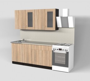 Кухня Симона Демо 1700 (Венга/Дуб Сонома) в Екатеринбурге - ok-mebel.com | фото