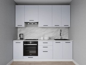 Кухонный гарнитур Смоки 3000 h950 (Стол. 38 мм) в Екатеринбурге - ok-mebel.com | фото