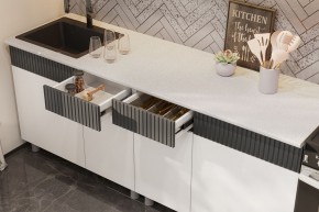 Кухонный гарнитур СОФИЯ 2.0м (Белый/Бланж/Графит/Антарес) в Екатеринбурге - ok-mebel.com | фото 6