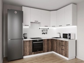 Кухонный гарнитур Старое Дерево 2200*1600 h950 (Стол. 26мм) в Екатеринбурге - ok-mebel.com | фото