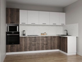 Кухонный гарнитур Старое Дерево 3200*1400 (Стол. 26мм) в Екатеринбурге - ok-mebel.com | фото