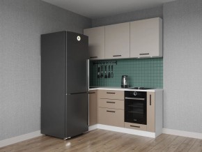 Кухонный гарнитур угловой Каппучино 1000*1800 (Стол. 26мм) в Екатеринбурге - ok-mebel.com | фото