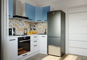 Кухонный гарнитур угловой Капри 2200х1000 (Стол. 38мм) в Екатеринбурге - ok-mebel.com | фото