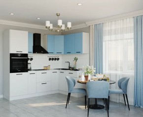 Кухонный гарнитур угловой Капри 2400х1600 (Стол. 26мм) в Екатеринбурге - ok-mebel.com | фото