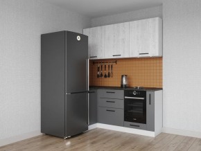 Кухонный гарнитур угловой Санторини 1000*1800 (Стол. 26мм) в Екатеринбурге - ok-mebel.com | фото