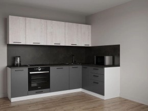 Кухонный гарнитур угловой Санторини 2600*1600 (Стол. 38мм) в Екатеринбурге - ok-mebel.com | фото