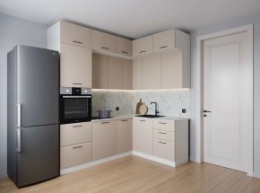 Кухонный гарнитур угловой Шампань 2200*1700 (Стол. 26мм) в Екатеринбурге - ok-mebel.com | фото