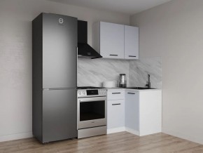 Кухонный гарнитур угловой Смоки 1000*1000 (Стол. 26мм) в Екатеринбурге - ok-mebel.com | фото