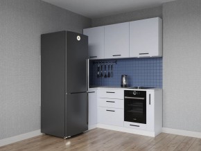 Кухонный гарнитур угловой Смоки 1000*1800 (Стол. 38 мм) в Екатеринбурге - ok-mebel.com | фото