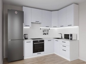 Кухонный гарнитур угловой Смоки 2200*1600 h950 (Стол. 26мм) в Екатеринбурге - ok-mebel.com | фото