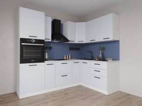 Кухонный гарнитур угловой Смоки 2400*1600 (Стол. 26мм) в Екатеринбурге - ok-mebel.com | фото